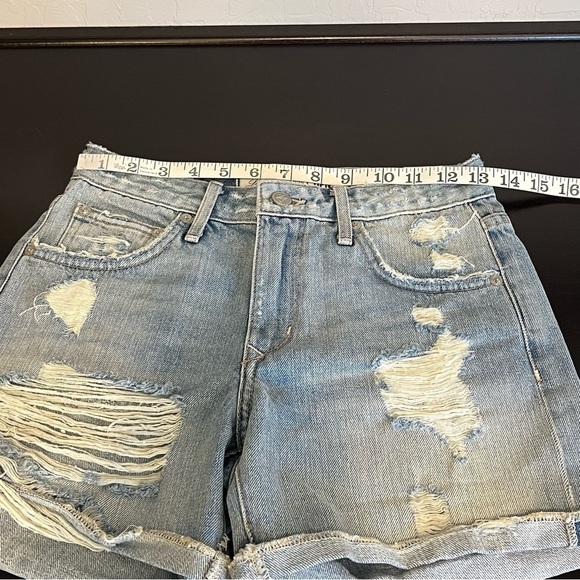 Lovers & Friends Dylan Boyfriend jeans shorts, distressed, color Harper, sz 24 - Picture 15 of 15